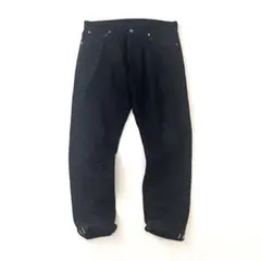 【美品】ジェラード　デニムパンツ　クラシック スリム　セルビッジ　ブラック　34のサムネイル