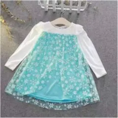 新品❤︎アナと雪の女王 エルサレース コスチュームワンピース