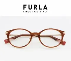 FURLA ボストン型セルフレーム眼鏡