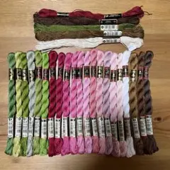 【連休お値下げ】DMC 5番刺繍糸　全26色