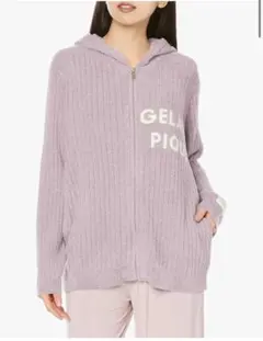 ジェラートピケ【完売品】ルームウェア　トップス　　ジップアップパーカー