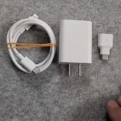 グーグルピクセル純正品USB-C 電源アダプタ ケーブル 変換アダプタ セット