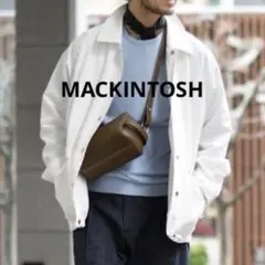Easy マッキントッシュ CARRON コーチジャケット 白 36 Mackintosh MACKINTOSH【マッキントッシュ】コーチジャケット