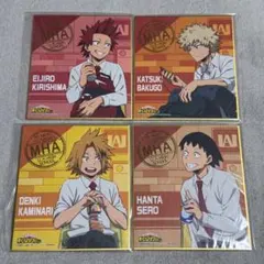 ヒロアカ　爆豪　切島　上鳴　瀬呂　色紙　4枚セット