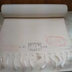 白反物 みその結城 松本糸舖特製
