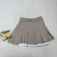 ［LILY BROWN］ミニスカ風パンツ(F)/韓国風 トレンド インパン付き