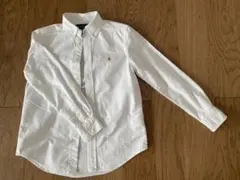 Ralph Lauren ホワイトボタンダウンシャツ　キッズM(10〜12)