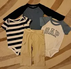 baby gap ロンパース 80 12-18ヵ月 ズボン 4点セット