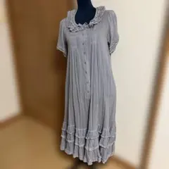 極美品 ピンクハウス ワンピース ピコフリルワンピース ノースリーブ