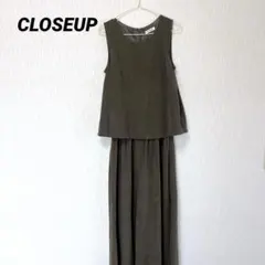 3-48【CLOSEUP】レディースパンツ　オーバーオール　サロペット　♪