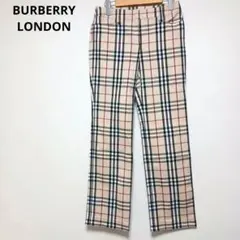 ​美品✨バーバリーロンドン ノバチェック パンツ 三陽商会 38 ベージュ
