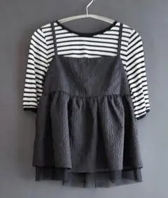★RagOut★　ビスチェ ブラックチュールフリル　低身長
