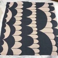 sea lace チャコール　40×41 はぎれ　ミナペルホネン