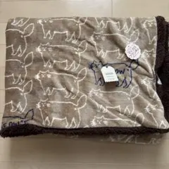 猫柄ブランケット