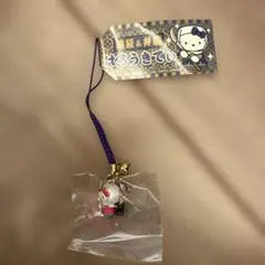 希少】平泉限定 ハローキティ 義経 ストラップ - メルカリ