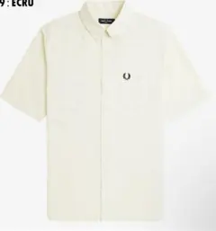 フレッドペリー 半袖シャツ XXL エクリュ