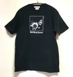 CROSS&STITCH グラフィックプリント Tシャツ 黒