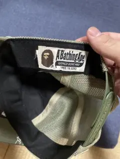 A Bathing Ape メッシュキャップ カーキ スター柄のサムネイル