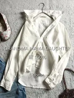 【GRANDMA MAMA DAUGHTER】リネン100% レギュラーシャツのサムネイル