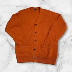 ラムvネックカーディガン