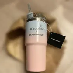 スターバックス3WAYタンブラーSTANLEY ペールピンクグラデーション