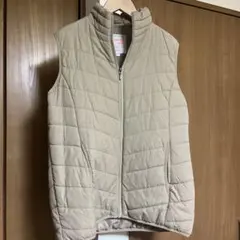 GIORDANO パデッドベスト L ベージュ