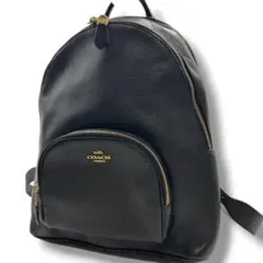 コーチ COACH リュック コート バックパック ペブルレザー ブラック