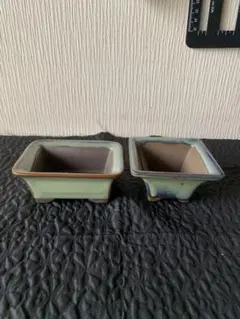 ミニ鉢・豆鉢・盆栽鉢2個セット