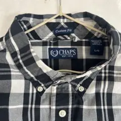 CHAPS チャップス Ralph Lauren 長袖チェックシャツ 刺繍ロゴ