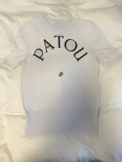 PATOU ロゴジャガード　ニットトップ