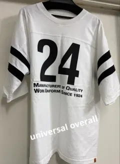ユニバーサルオーバーオール　unisex ロゴTシャツ　サイズMのサムネイル