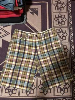 American eagle baggy check shortsのサムネイル