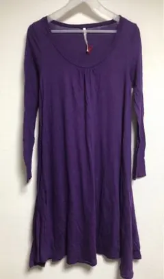 スナオクワハラ　チュニックワンピース  パープル　Mサイズ
