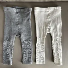 ユニクロベビーレギンス　2枚セット　80サイズ