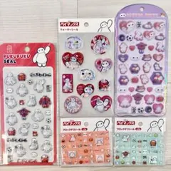 ★ベイマックス ぷくぷくシール コットンパフィー ウォーターシール タイルシール