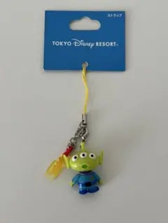 東京ディズニー リトルグリーンメン ストラップのサムネイル