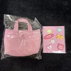 BANILA CO Pink Denim Pouch Keyringのサムネイル