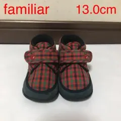 familiar＊チェックスニーカー13.0cm
