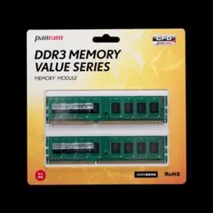 CFD Panram DDR3 16GB (8GBx2) メモリー - メルカリ