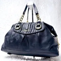COACH Ashley Boston Bag Black Y2Kのサムネイル
