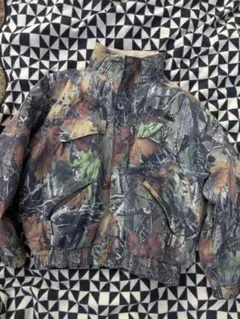 ファーストダウン リバーシブル リアルツリーカモ ナイロンボアジャケット