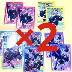 限定　ホロライブクリアカード　コンプリート全5種×2❤︎10枚セット！ハイチュウのサムネイル