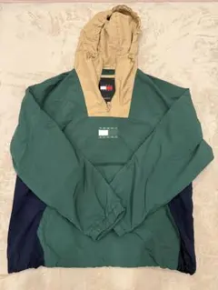 TOMMY JEANSのカラーブロックリップストップアノラック