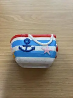 ボート型　陶器置物