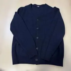 ＊超美品＊ユニクロ　UNIQLO プレミアムラムVネックカーディガン　L