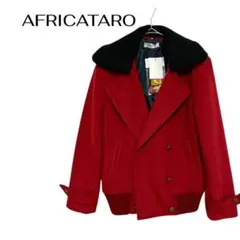 B0344新品AFRICATAROブルゾンコートジャケット　個性的派手色のサムネイル