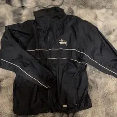 Stussy ブラック ナイロンジャケット L - メルカリ