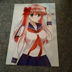 咲-saki-　両面ポスター＃ビ③　原村和　ポーズ　セール品