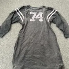 デニムダンガリー チュニックワンピース　130