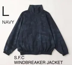 L ネイビー tree camo S.F.C ウィンドブレーカー ジャケット